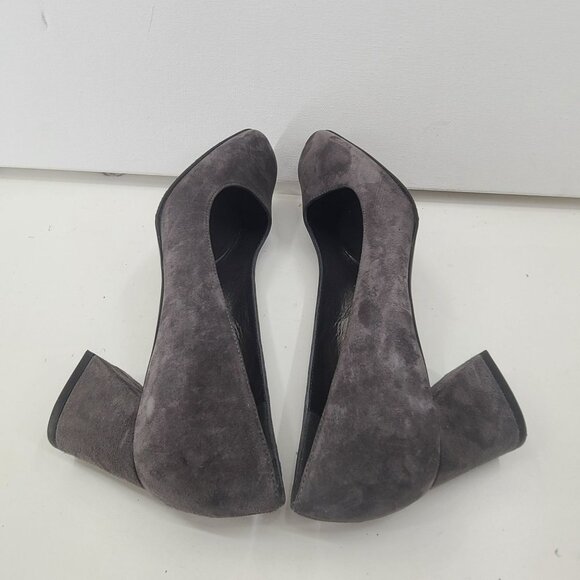 Stuart Weitzman Women's Suede Heels Gray Size 8.5 - Picture 5 of 10